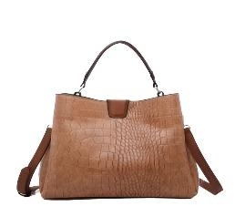 Tati Satchel- Crocodile Brown