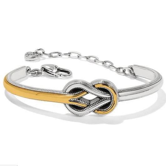 Interlok Two Tone Bar Bracelet