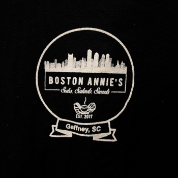 Womens Boston Annie's Black T-shirt