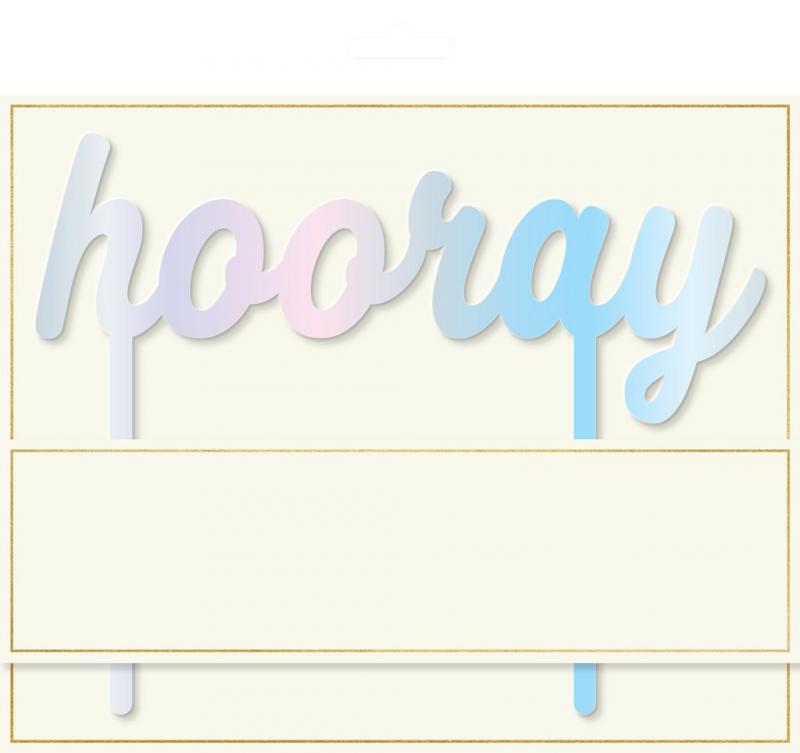 Nikisha's Hooray Cake Topper