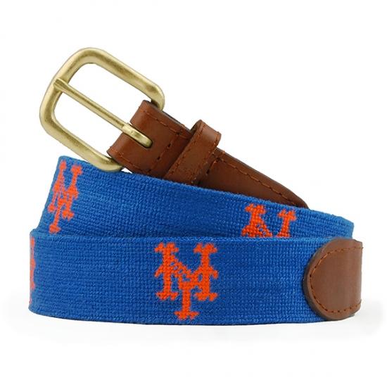 New York Mets Needlepoint Belt