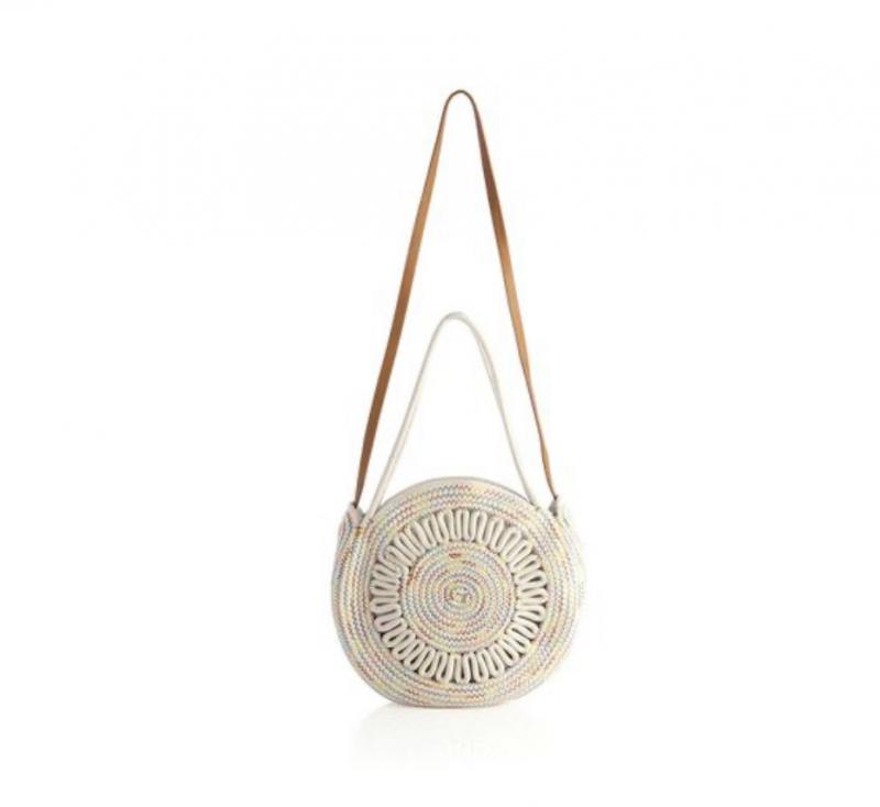 Shiraleah Willa Round Double-Hand Tote Multi