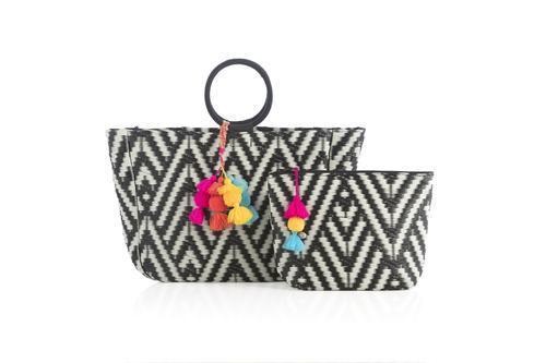 Shiraleah Kokomo Tote and Zip Pouch Set