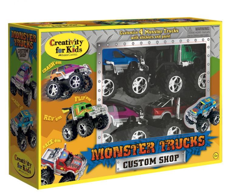 Creativity For Kids Monster Trucks Custom Shop