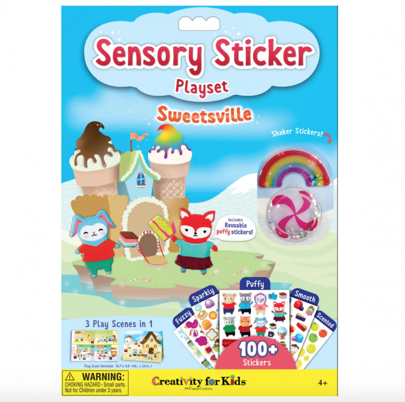 Sensory Sticker Playset - Sweetsville