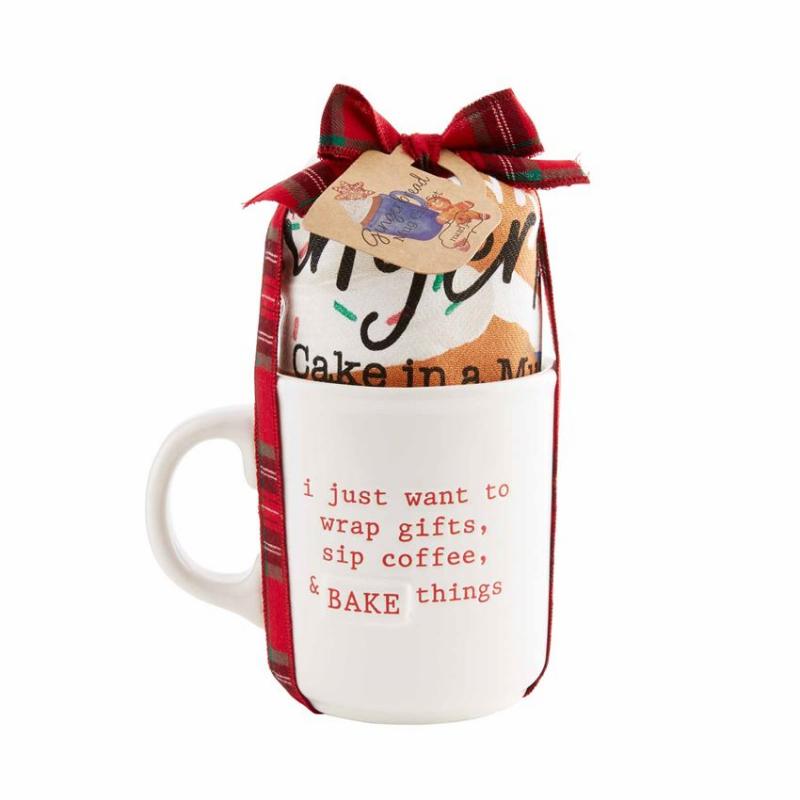 Mud Pie Gingerbread Mug Cake Set