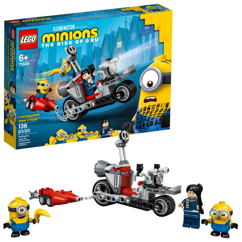 LEGO Minions The Rise of Gru Unstoppable Bike Chase