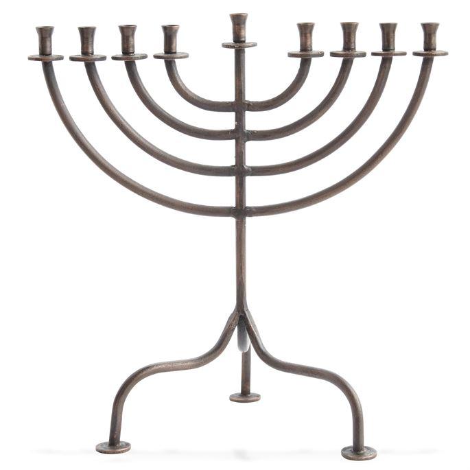 Mud Pie Forged Menorah