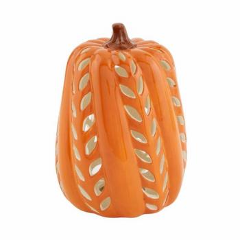 Large Ceramic Pumpkin Lantern