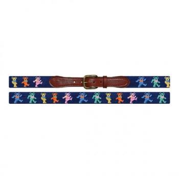 Dancing Bears Needlepoint Belt