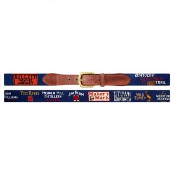 Kentucky Bourbon Trail Needlepoint Belt