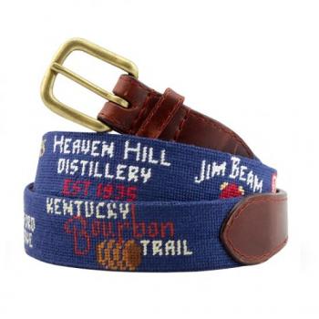 Kentucky Bourbon Trail Needlepoint Belt