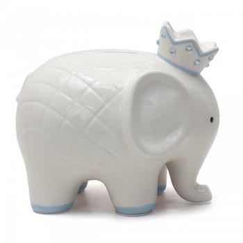 Child to Cherish Coco Elephant Blue Piggy Bank