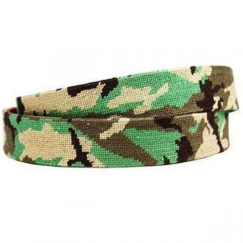 CAMO NEEDLEPOINT BELT