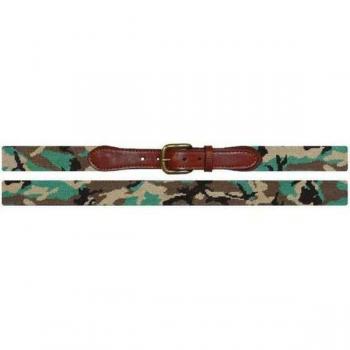 CAMO NEEDLEPOINT BELT