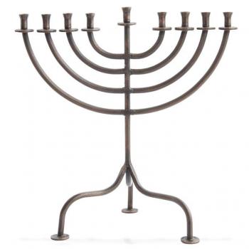 Mud Pie Forged Menorah