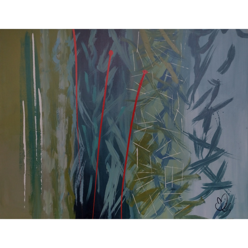 Composition of Blues & Greens