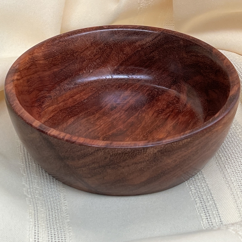 Shapeless African Wood Bowl