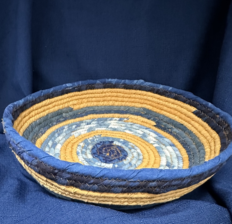Natural Dyed Fiber Basket