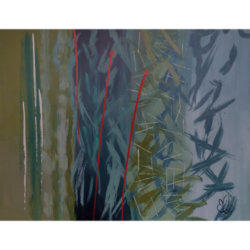 Composition of Blues & Greens