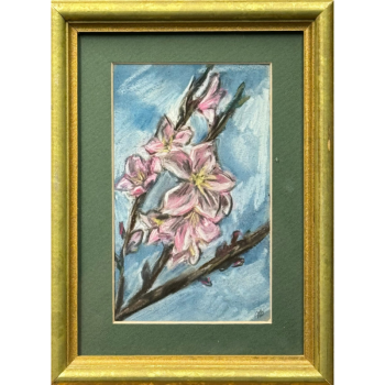 Drawing of Peach Blossoms
