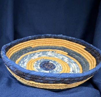 Natural Dyed Fiber Basket