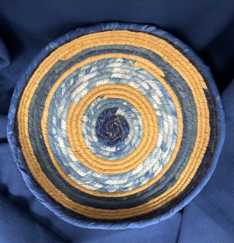 Natural Dyed Fiber Basket