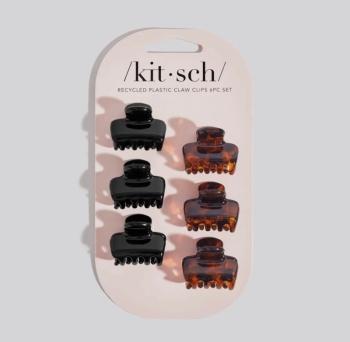 Kitsch Mini Puffy Claw Clip 6pc
