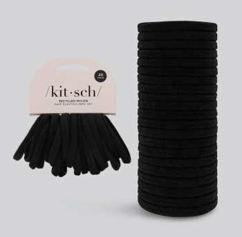 Eco Friendly Nylon Elastics 20pc Set - Black