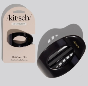 Kitsch Black Flat Cloud Clip - Small