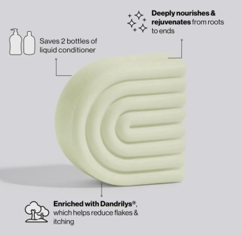 Kitsch Tea Tree & Mint Clarifying Solid Conditioner