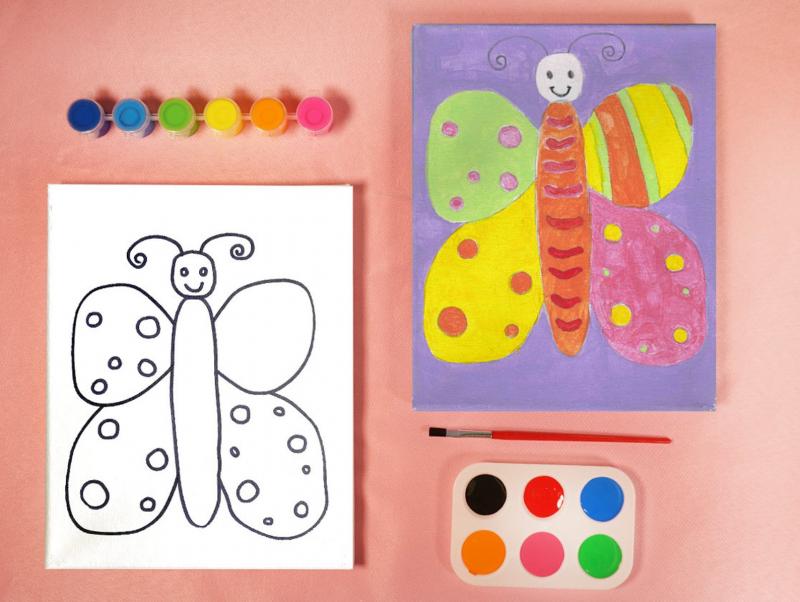 BUTTERFLY PAINT SET