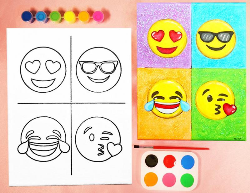EMOJIS PAINT SET