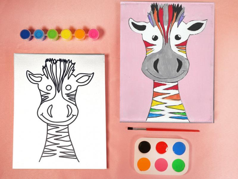 GIRAFFE PAINT SET
