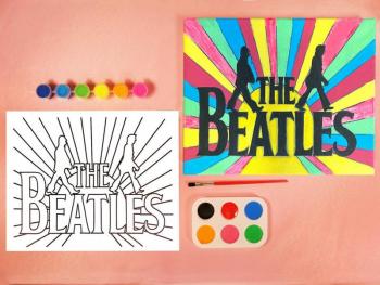 BEATLES PAINT SET