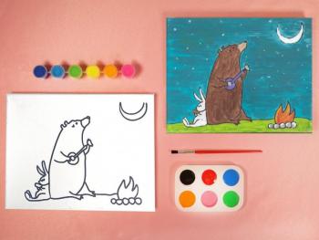 CAMPING PAINT SET