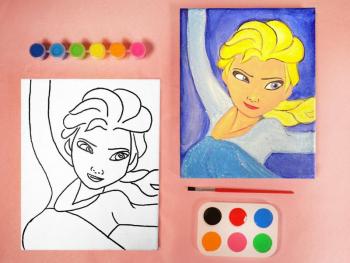 FROZEN ELSA PAINT SET