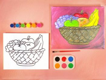 FRUIT BASKET PAINT KIT