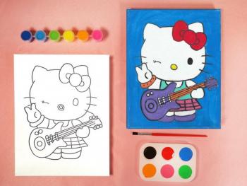 HELLO KITTY PAINT SET