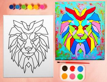 LION PAINT SET