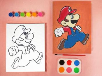 MARIO BROTHERS PAINT SET