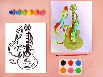 GUITAR PAINT SET