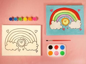 RAINBOW PAINT SET