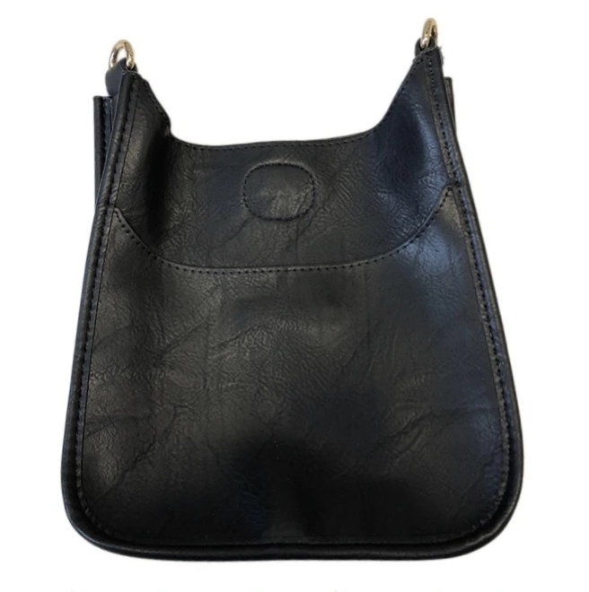 Mini Vegan Leather Messenger Bag