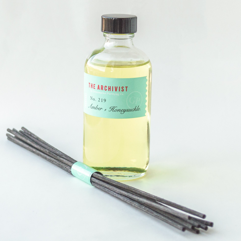 Amber and Honeysuckle Home Reed Diffuser
