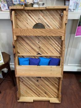 Reclaimed Wood Cornhole Set