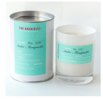Amber and Honeysuckle Candle