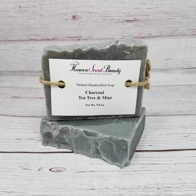 Charcoal Tea Tree Mint - Handcrafted Aromatherapy Soap