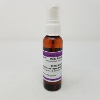 Body Splash - Refreshing Mist Fragrance - Available in 4 Scents - Sweet Lavender, Honey Almond, Naked, Flirty Girl