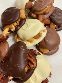 White Chocolate Cashew Turtle